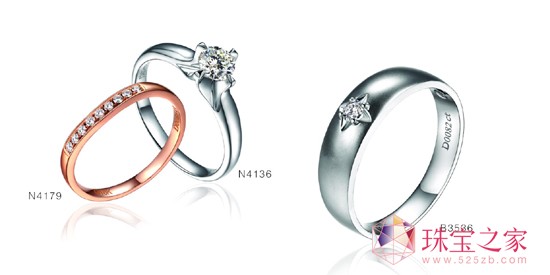 缘与美珠宝幸福婚戒之缘定三生浓情上市