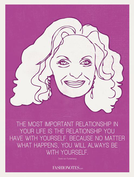 찲ܽ˹(Diane Von Furstenburg)һ˵ҪĹϵҵĹϵΪܷʲôֻԼԼ