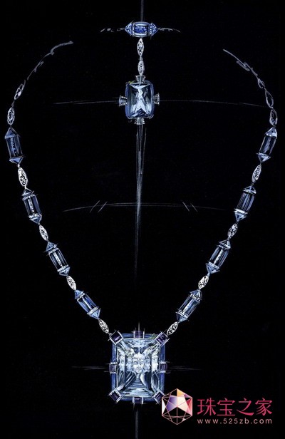 Wallace Chan《巴黎古董双年展》珠宝艺术作品《乾坤日夜浮》项链
