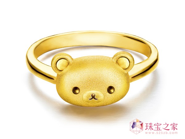 六福珠宝全新2014「轻松小熊」系列饰品