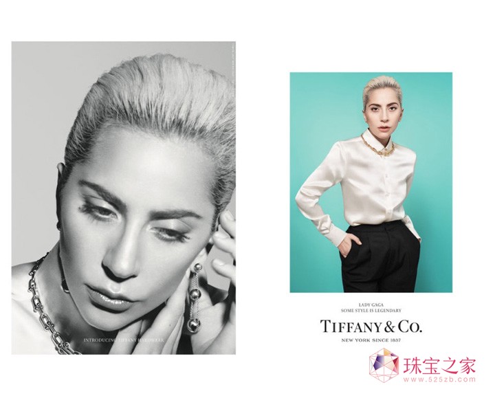 Lady Gaga 代言蒂芙尼最新珠宝广告